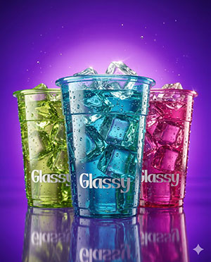 Party friends with cups