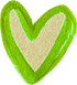 Heart sticker
