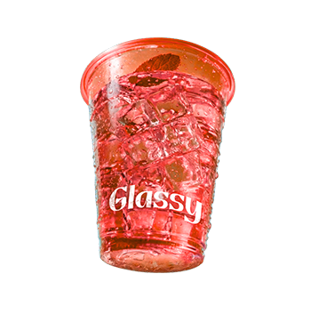 Green Glassy cup